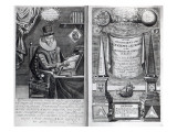 Frontispiece and Titlepage from 'Instauratio Magna' by Francis Bacon, 1640