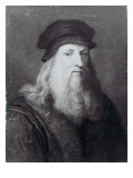 Leonardo Da Vinci, Engraved by Raphael Morghen, 1817