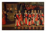 Buy The Capitouls of Toulouse Welcoming the Dukes of Burgundy and Berry in 1701 at AllPosters.com