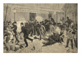 Buy The Riot at Clichy, France, from 'Le Petit Parisien', 1st May 1891 at AllPosters.com