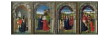 Triptych Showing the Annunciation, the Visitation, the Adoration of the Angels and the Magi