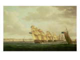 Buy Nelson on the 'Theseus' with the Inshore Squadron Off Cadiz, July 1797, at AllPosters.com