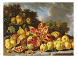 Still Life with Pomegranates, Apples, Cherries and Grapes