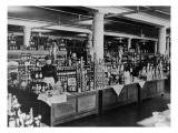 Buy Canned Goods Counter at Macy's Department Store, Herald Square, New York City, C.1898 at AllPosters.com