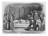 Buy Death of Abelard, Illustration from 'Lettres D'Heloise Et D'Abelard', 1839 at AllPosters.com