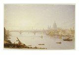 Buy Southwark Bridge and St. Paul's Cathedral from London Bridge at AllPosters.com