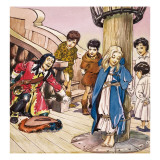 Wendy Tied to the Mast, Illustration from 