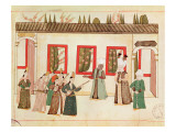 Buy Ms 1671 the Sultan with His Favourite Accompanied by Musicians and Singers, C.1580 at AllPosters.com
