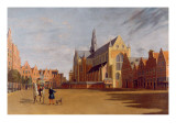 Buy The Groote Market, Haarlem, with the Church of St. Bavo at AllPosters.com