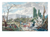 Tree Felling in the Garden of Versailles around the Baths of Apollo