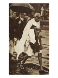 Gandhi Visiting London for 'Round Table' Conferences, September 1930