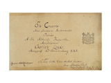 Buy Title Page of the 'Brandenburg Concertos', C.1721 at AllPosters.com