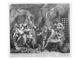 Buy The Rake in Prison, Plate Vii, from 'A Rake's Progress', 1735 at AllPosters.com
