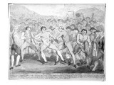 Buy Boxing Match Between Thomas Futrell and John Jackson, June 9th 1788 at AllPosters.com