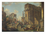 Buy An Architectural Capriccio with the Arch of Constantine at AllPosters.com