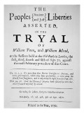 Buy The Trial of William Penn in London for Preaching the Quaker Religion, 1670 at AllPosters.com