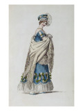 Buy Walking Dress, Fashion Plate from Ackermann's Repository of Arts at AllPosters.com