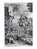 Buy The Archangel Uriel Informs Gabriel That Satan Is in the Garden of Eden at AllPosters.com