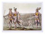 Buy Chief Outina, Enemy of Saturiba, Walks Among His Followers, Plate 58 at AllPosters.com