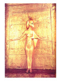 The Goddess Selket on the Canopic Shrine, from the Tomb of Tutankhamun