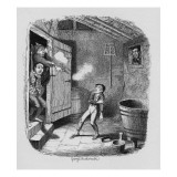 Buy The Burglary, from 'The Adventures of Oliver Twist' by Charles Dickens at AllPosters.com