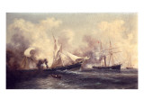 U.S.S. Kearsarge Sinking the Alabama, 19th June 1864