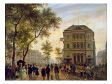 Buy Boulevard Saint-Martin and the Theatre De L'Ambigu, 1830 at AllPosters.com