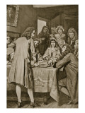 Buy Paterson Explaining the Darien Scheme in Edinburgh, 1694 at AllPosters.com