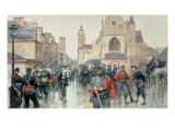 Buy A Gathering of the Garibaldini and French Troops at Tours at AllPosters.com