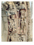 Buy Detail of the Portico De La Gloria with Scenes of Hell at AllPosters.com