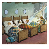 Wendy, Michael and John Sleeping, Illustration from 