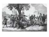 Buy Robert Kett Seated under the 'Tree of Reformation' Receiving the King's Messenger at AllPosters.com