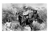 Buy General George Crook on a Mule, with Two Apache in Arizona, 1882 at AllPosters.com