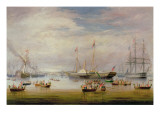 Buy The Royal Yacht `Victoria and Albert' at Anchor Off Cork, 1849 at AllPosters.com