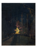 T33980 Fireworks at Cremorne Gardens, Chelsea