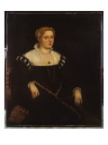 Buy Portrait of a Lady, Three-Quarter Length, Holding a Mandolin at AllPosters.com