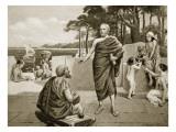 Thucydides in Exile, Illustration from 'Hutchinson's History of the Nations', 1915