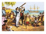 Captain Cook Making Astronomical Observations at Tahiti