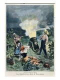 Buy Experimenting with a Cannon to Prevent Hail Damaging Vines at AllPosters.com
