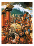 A Tidal Wave Devastating a City in Crete in the 15th Century Bc