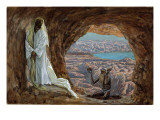 The Temptation in the Wilderness, Illustration for 