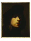 Portrait of the Artist, Head and Shoulders, in a Black Beret and a Gorget