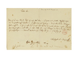 Buy Letter from Mozart to a Freemason, January 1786 at AllPosters.com