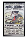 Buy Federal Recruiting Poster for the Second Regiment, Empire Brigade at AllPosters.com