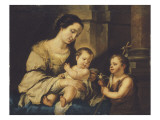 Buy The Virgin and Child with the Infant St. John the Baptist at AllPosters.com