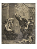 A Drama of Alcoholism, from 'Le Petit Parisien', 29th March 1891