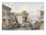 Buy Scene on the Horan Canal Near Canton, C.1850 at AllPosters.com