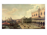 Buy View of the Molo Looking Towards the Entrance of the Grand Canal, Venice at AllPosters.com
