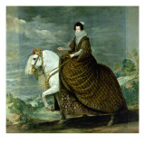 Equestrian Portrait of Elisabeth De France, Wife of Philip Iv of Spain