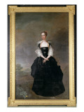 Portrait of a Lady, Member of the Dundas Family, in a Black Velvet Dress with Lace Sleeves